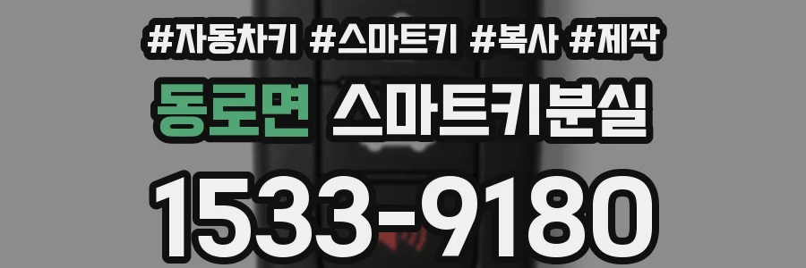 동로면 스마트키분실