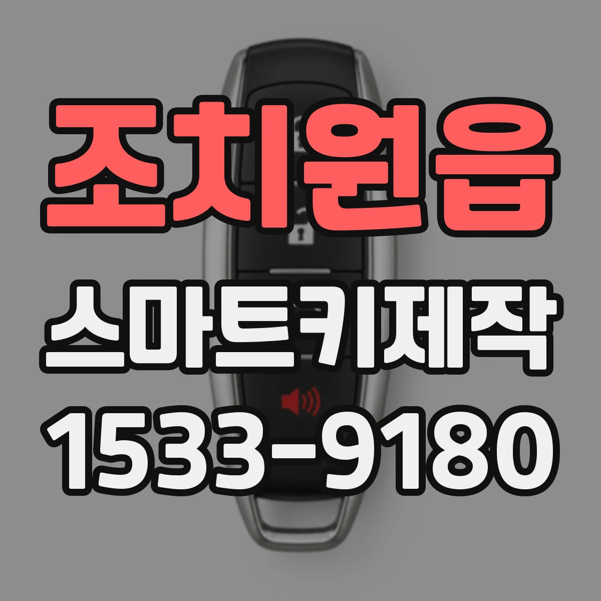 조치원읍 스마트키제작