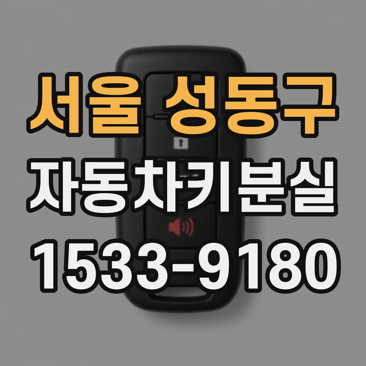 서울 성동구 자동차키분실