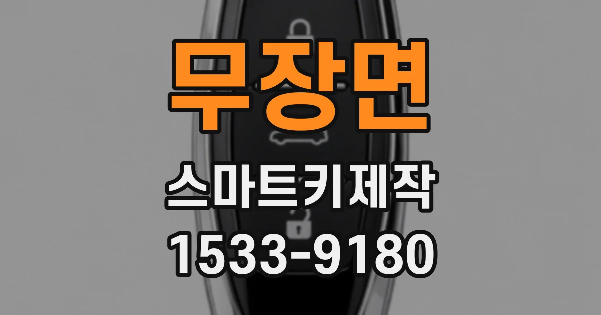 무장면 스마트키제작
