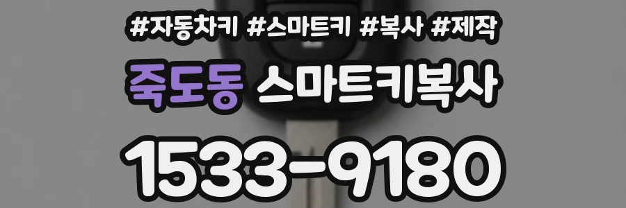죽도동 스마트키복사