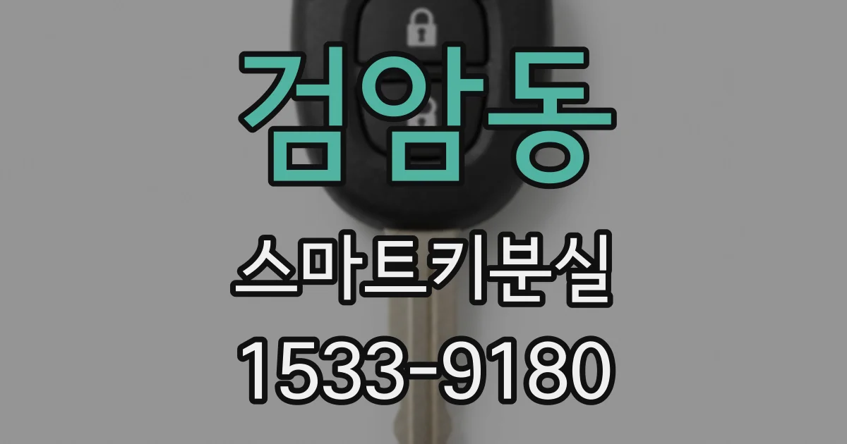 검암동 스마트키분실