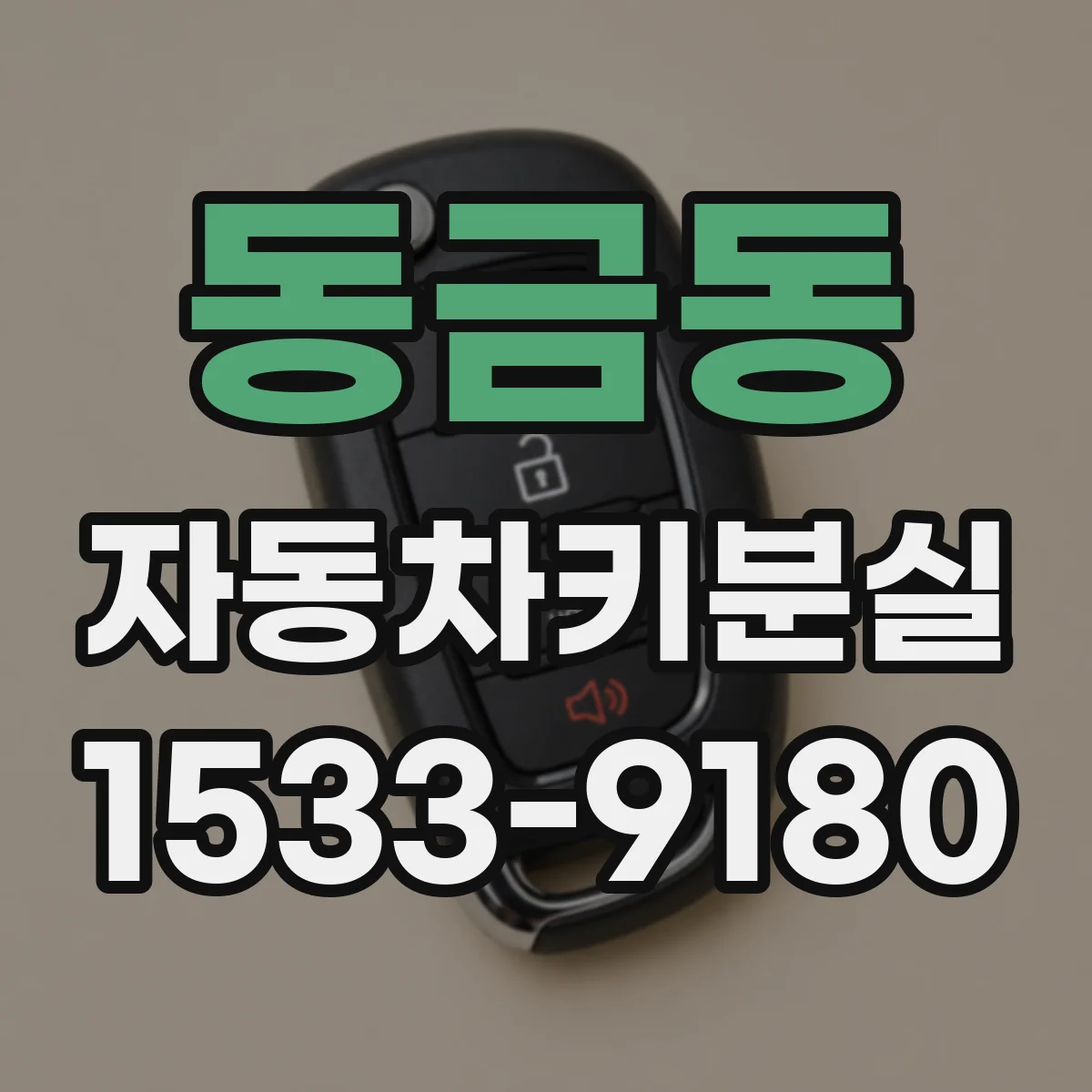 동금동 자동차키분실