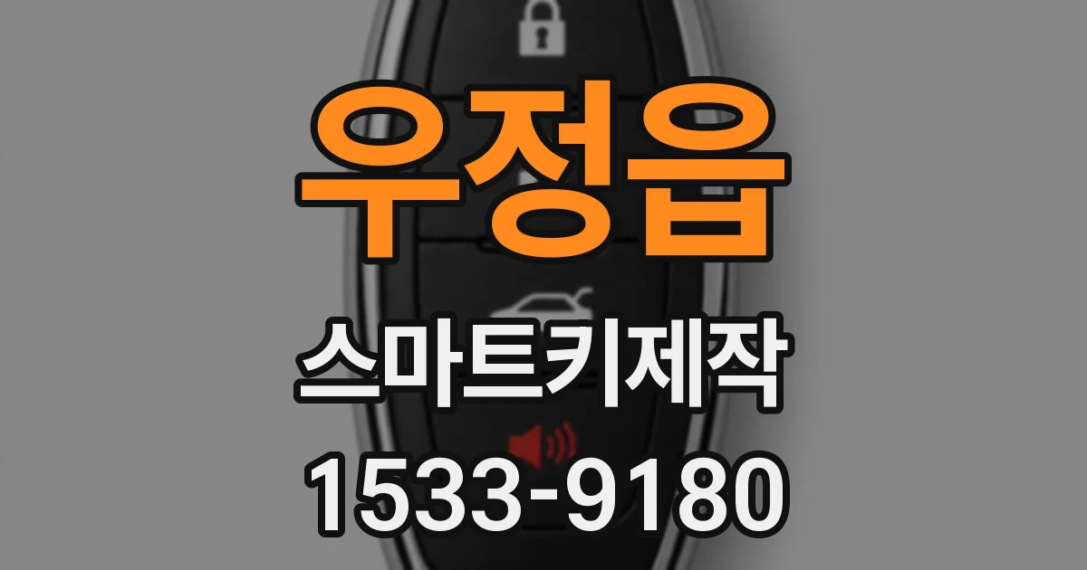 우정읍 스마트키제작