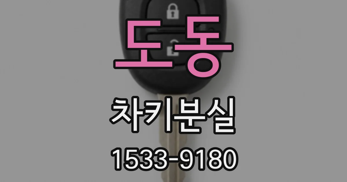 도동 차키분실