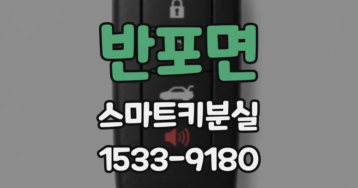 반포면 스마트키분실