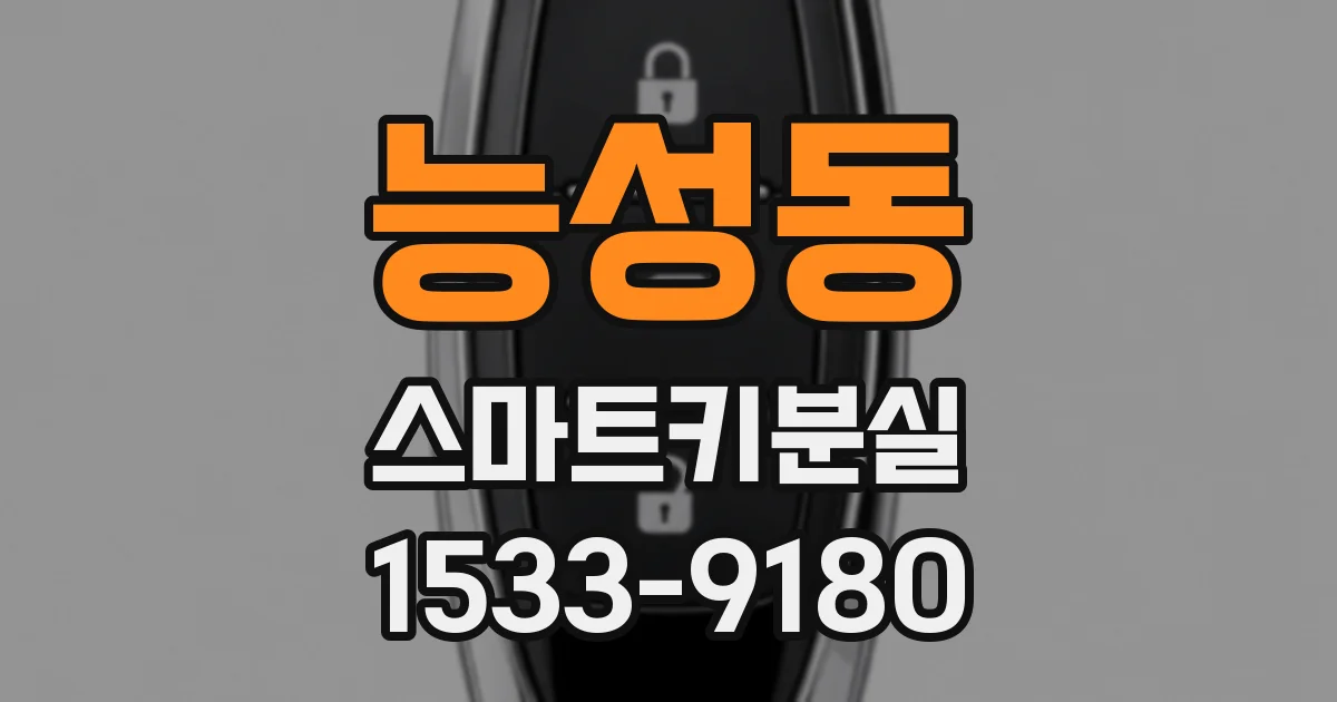 능성동 스마트키분실