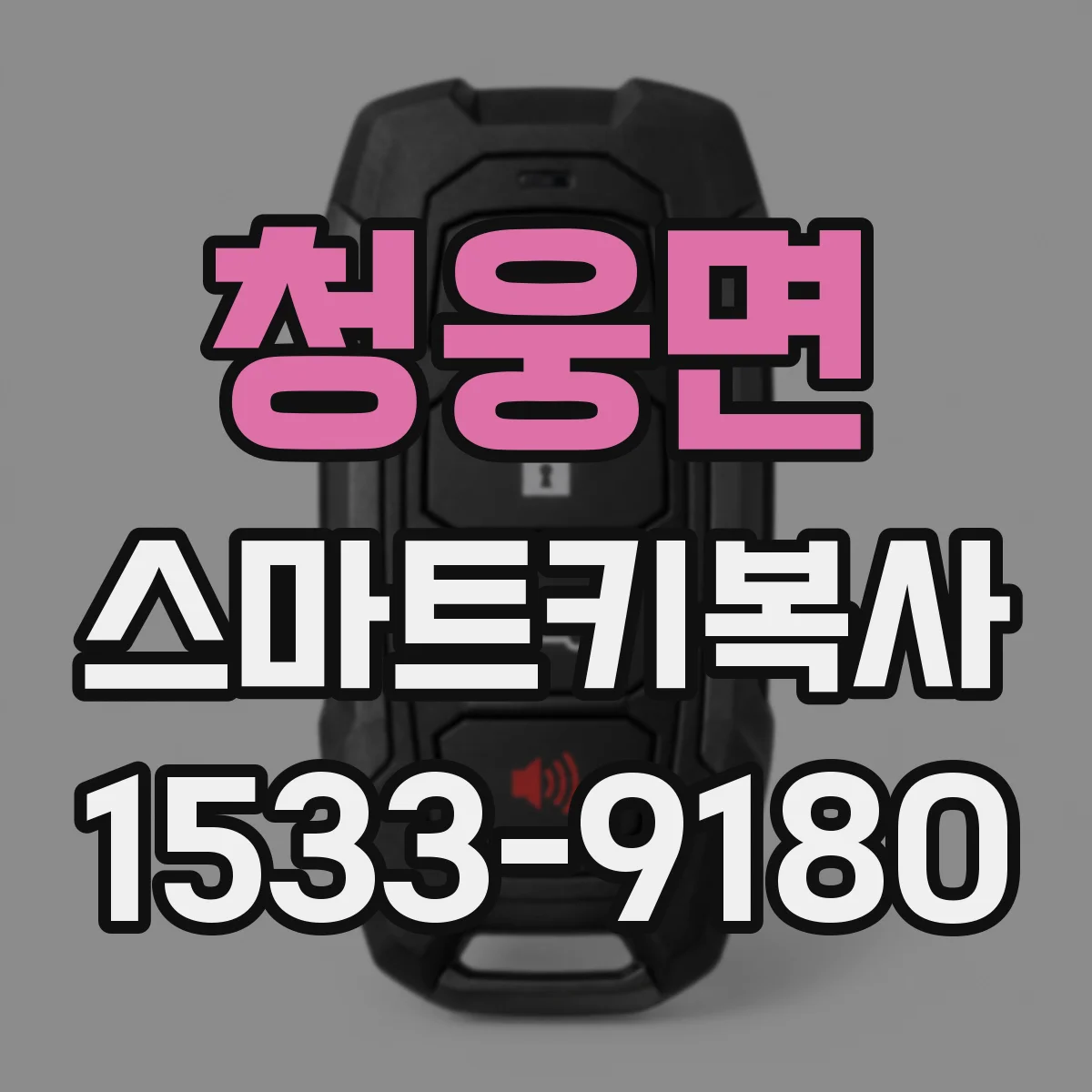 청웅면 스마트키복사