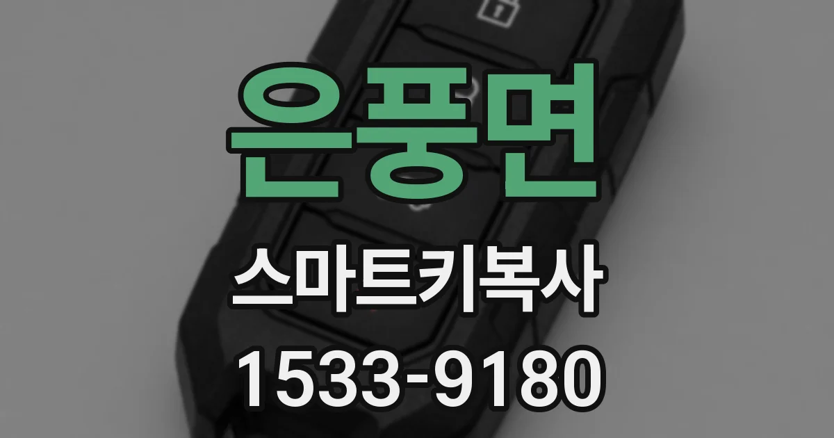 은풍면 스마트키복사
