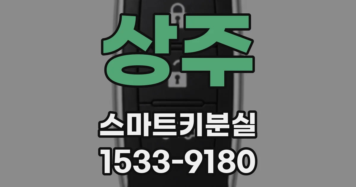 상주 스마트키분실