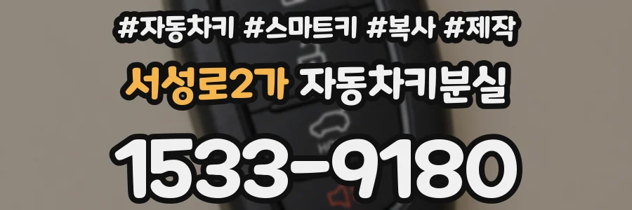 서성로2가 자동차키분실