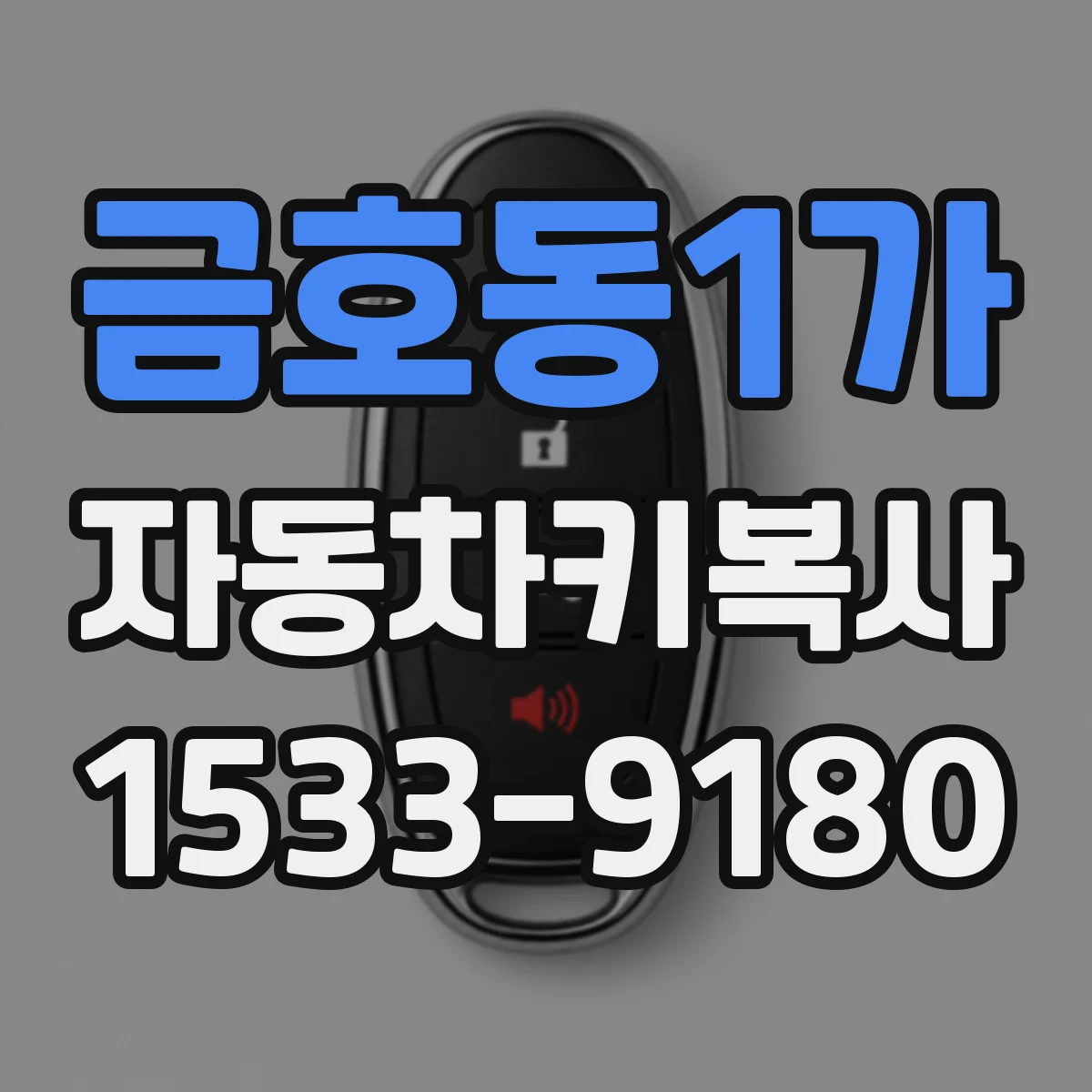 금호동1가 자동차키복사