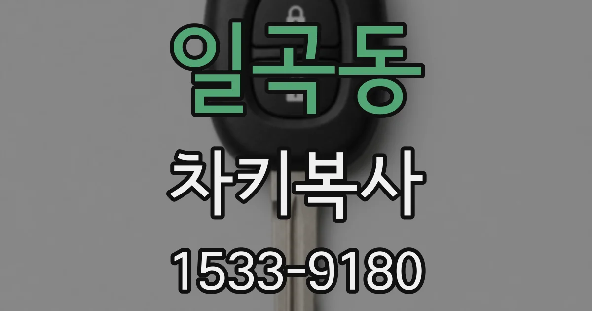 일곡동 차키복사