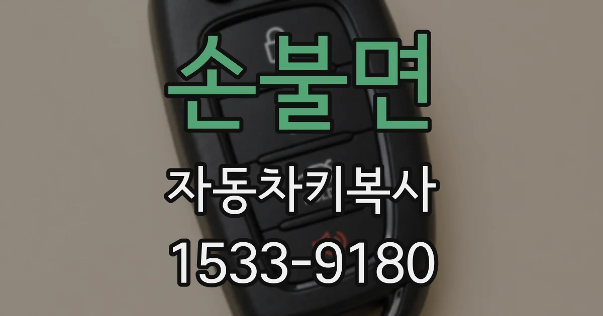 손불면 자동차키복사