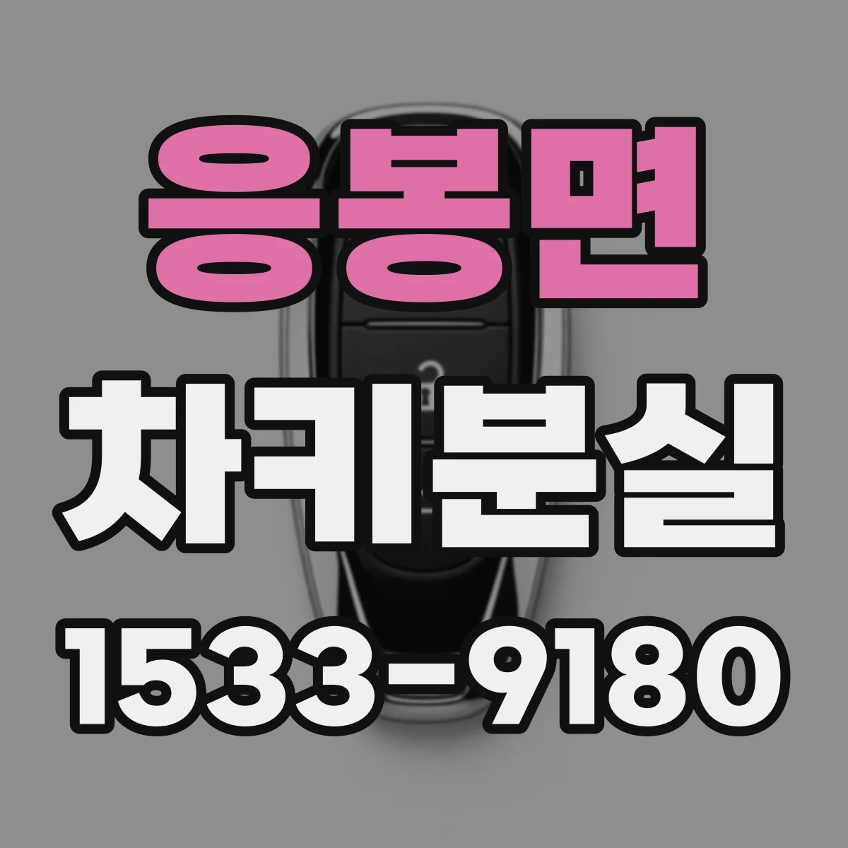 응봉면 차키분실