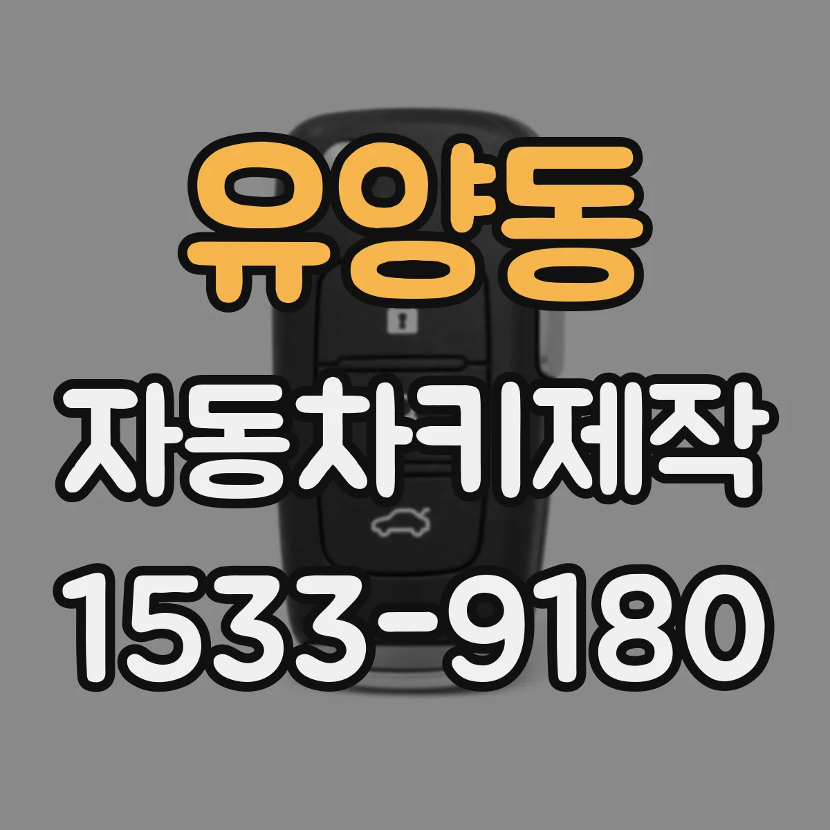 유양동 자동차키제작