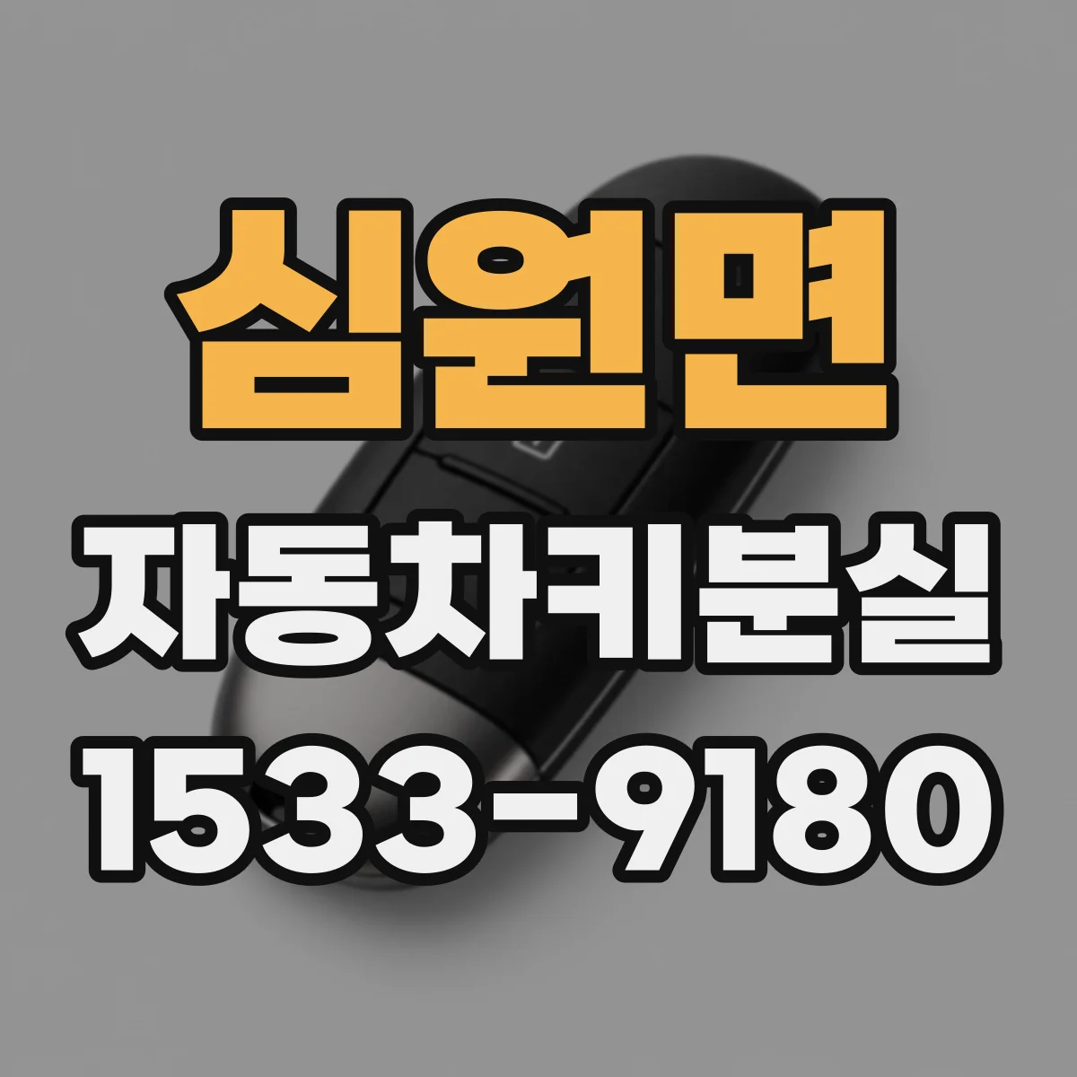 심원면 자동차키분실