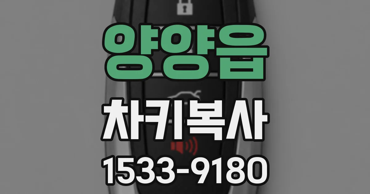 양양읍 차키복사