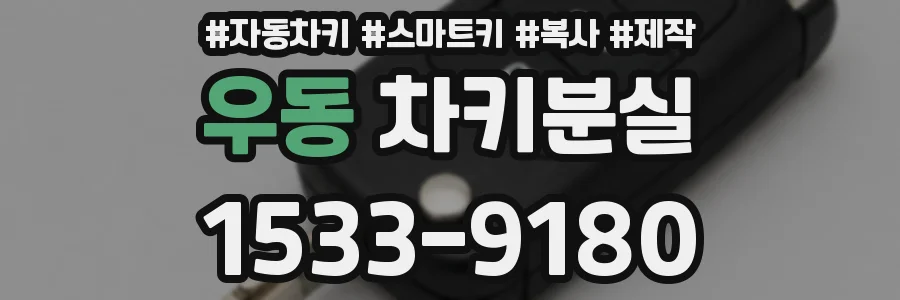 우동 차키분실