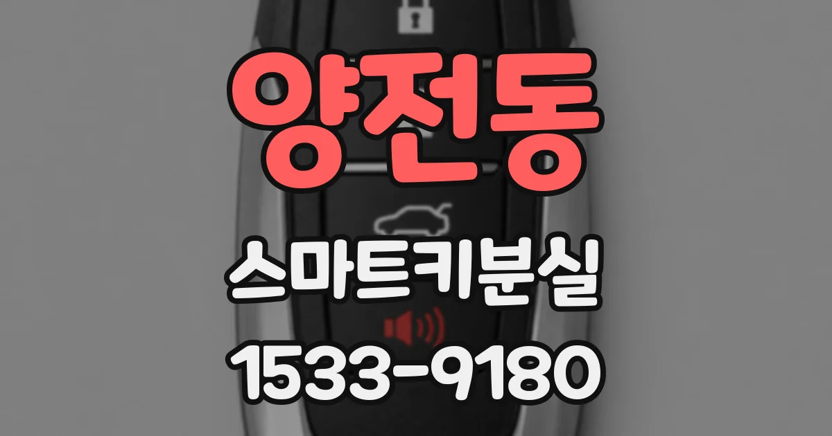 양전동 스마트키분실