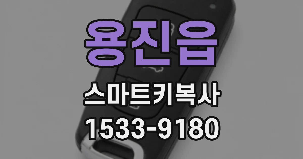 용진읍 스마트키복사