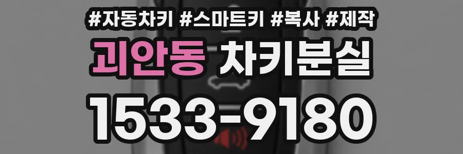 괴안동 차키분실