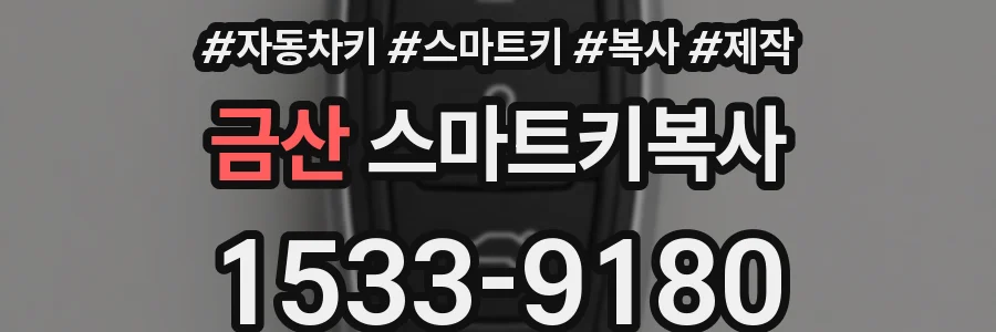 금산 스마트키복사