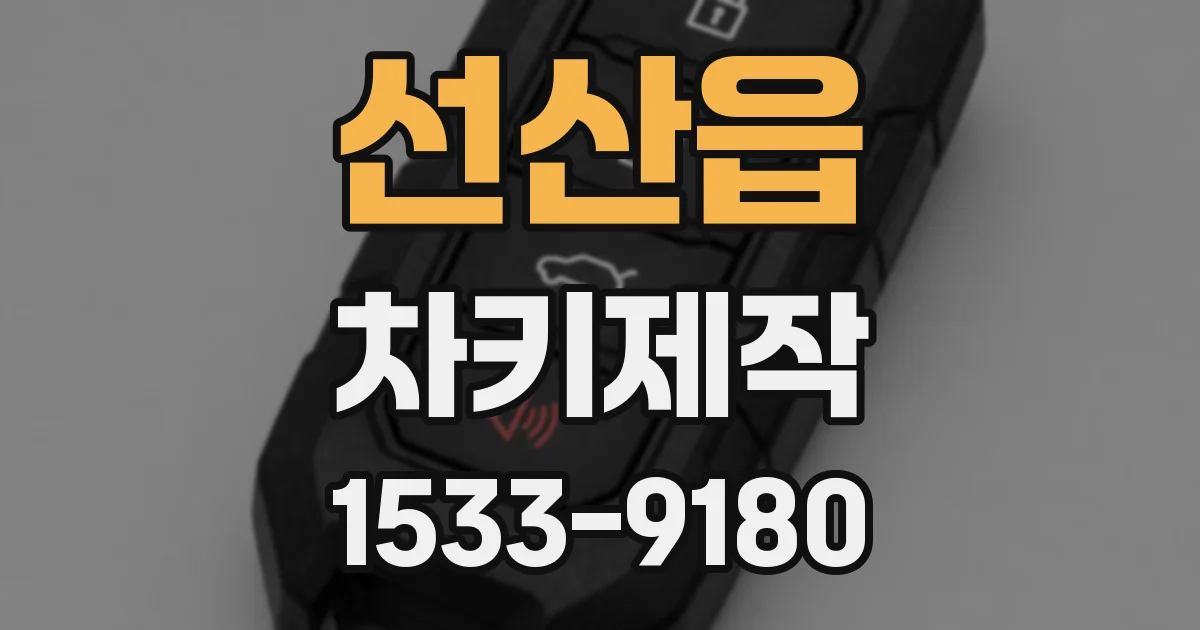 선산읍 차키제작