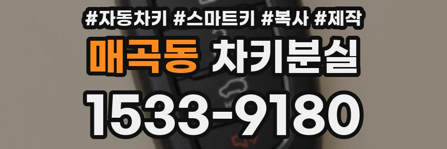 매곡동 차키분실