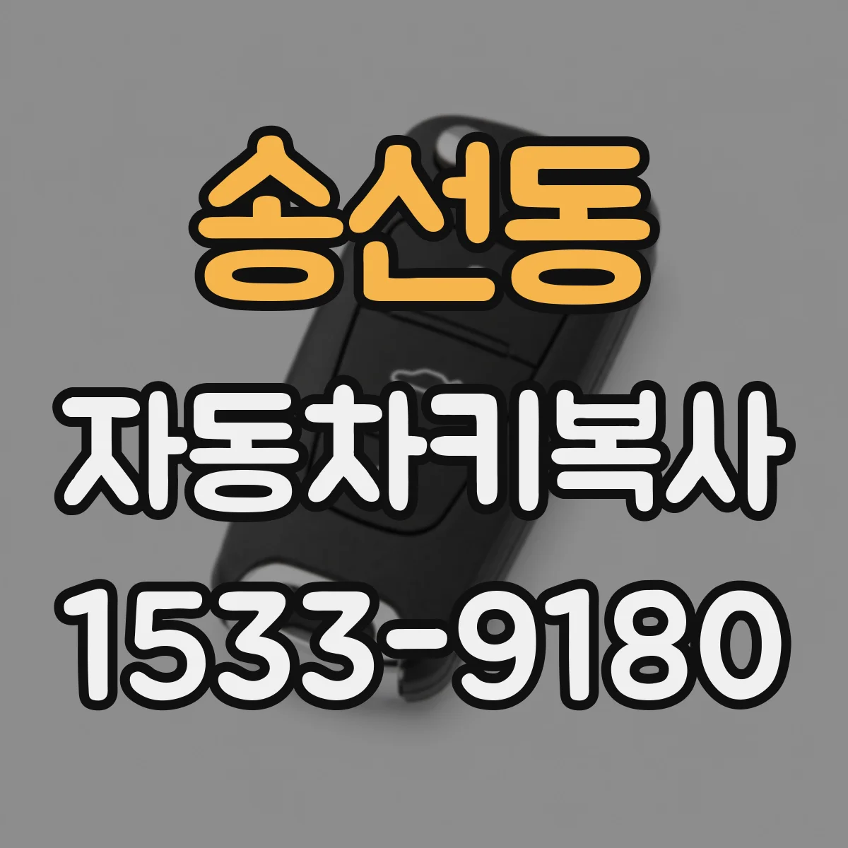 송선동 자동차키복사