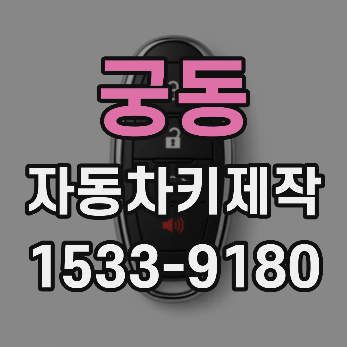 궁동 자동차키제작