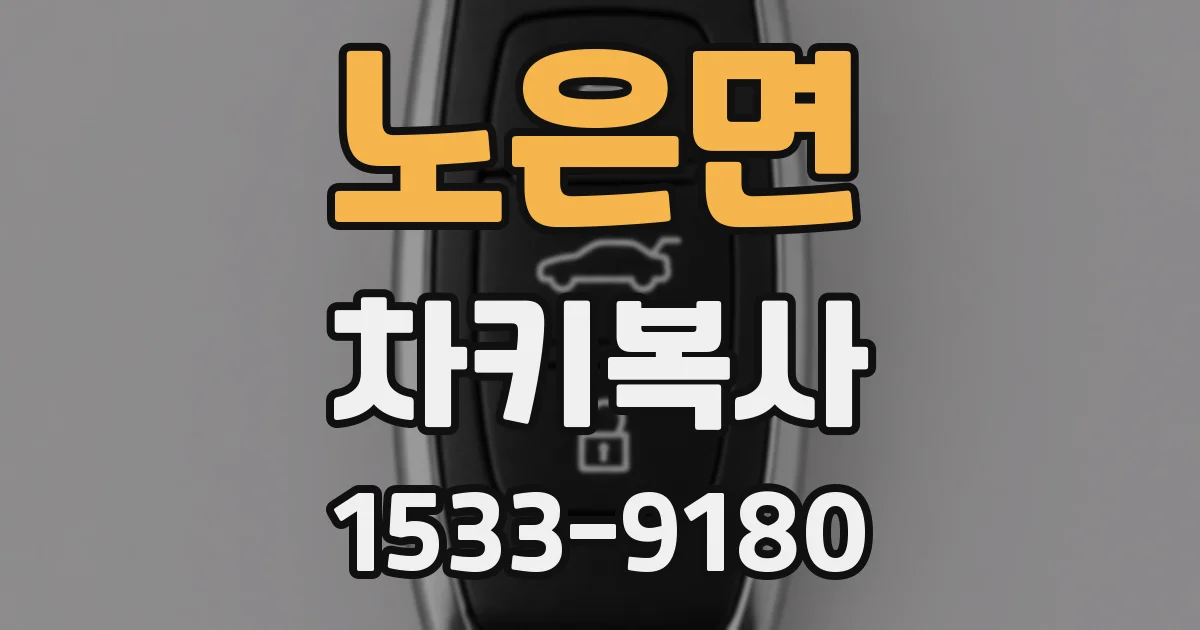 노은면 차키복사