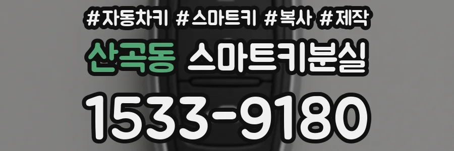 산곡동 스마트키분실