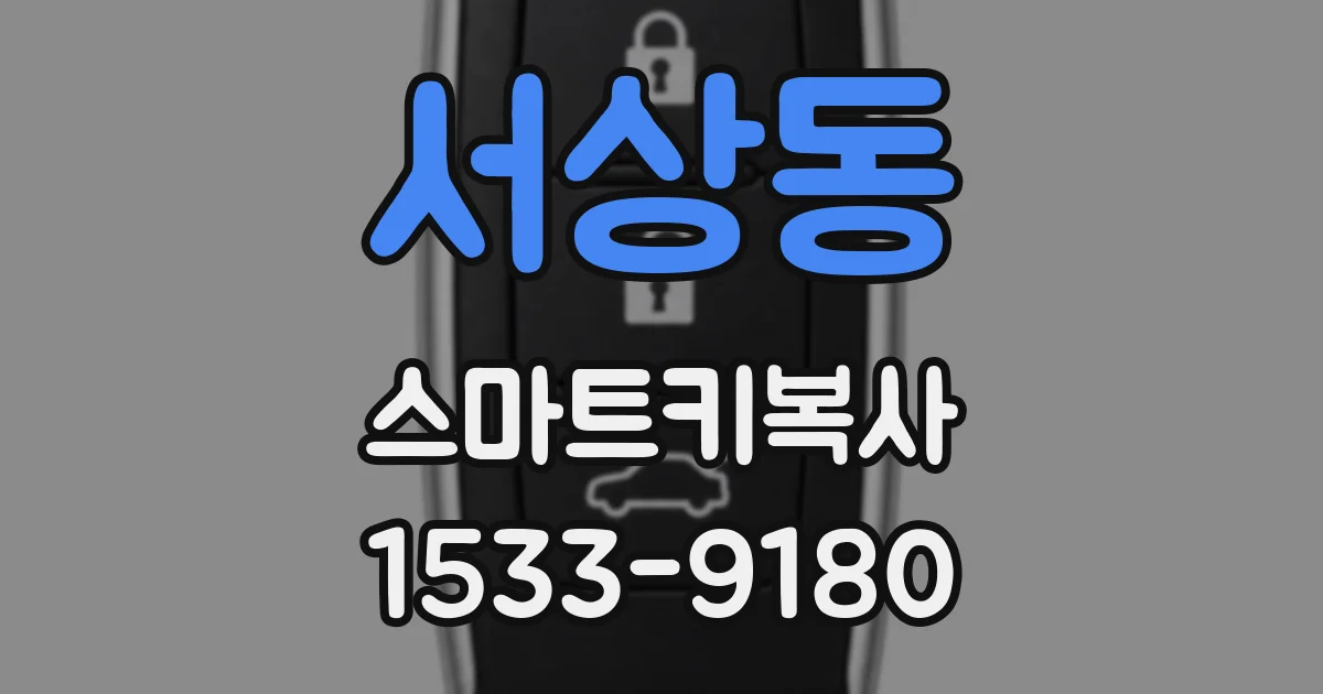 서상동 스마트키복사