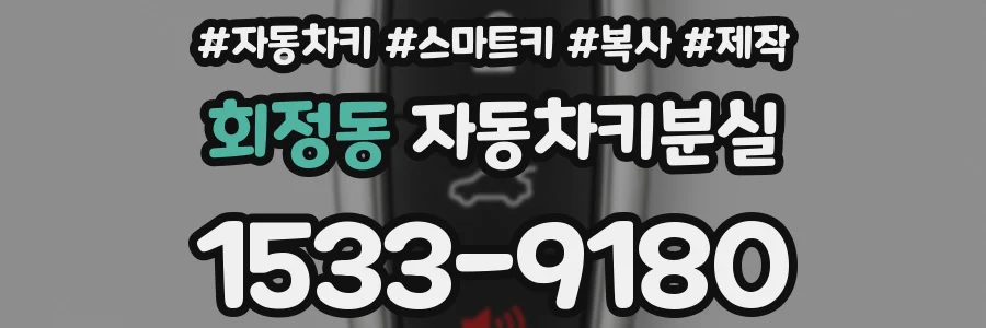회정동 자동차키분실