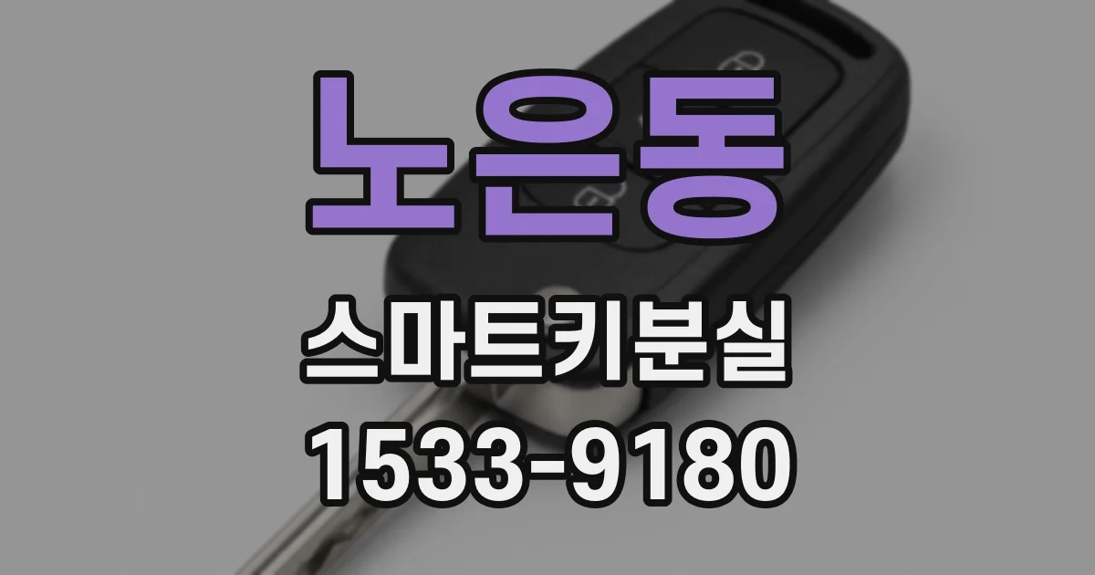 노은동 스마트키분실