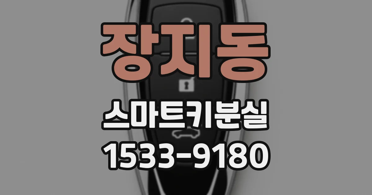 장지동 스마트키분실