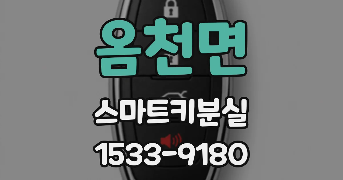옴천면 스마트키분실