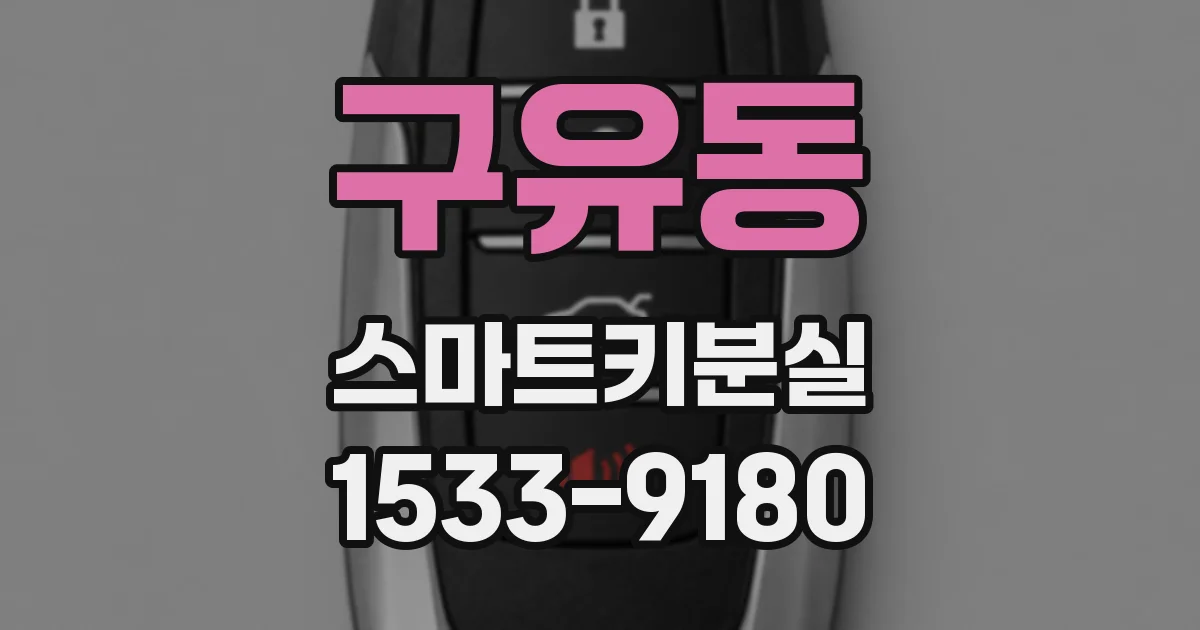 구유동 스마트키분실
