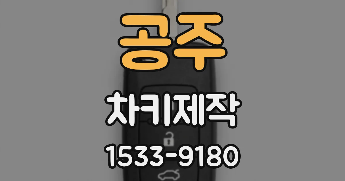 공주 차키제작