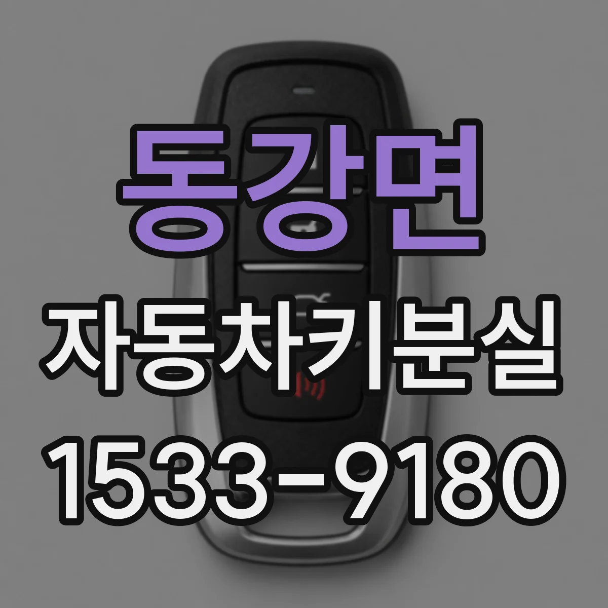 동강면 자동차키분실