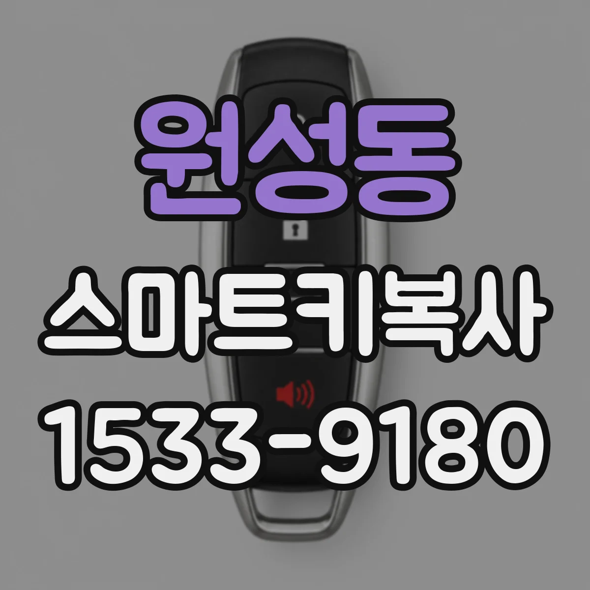 원성동 스마트키복사