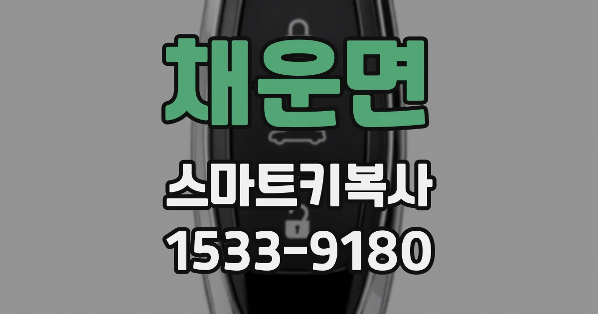 채운면 스마트키복사
