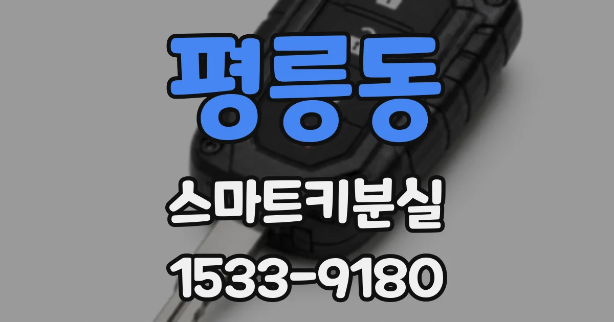 평릉동 스마트키분실