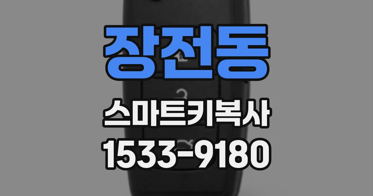 장전동 스마트키복사