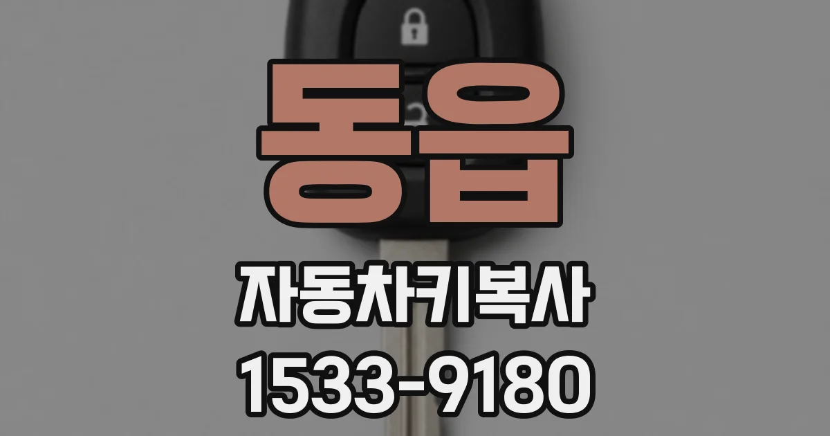 동읍 자동차키복사