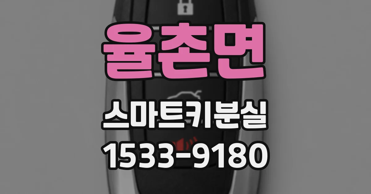 율촌면 스마트키분실