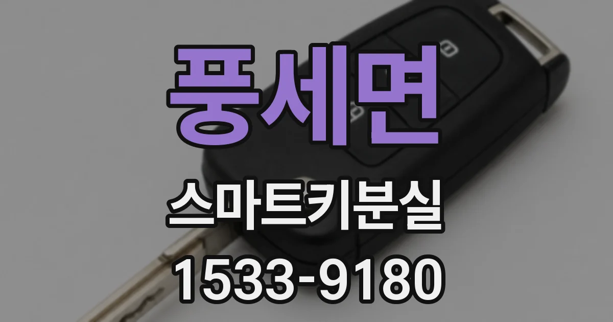 풍세면 스마트키분실