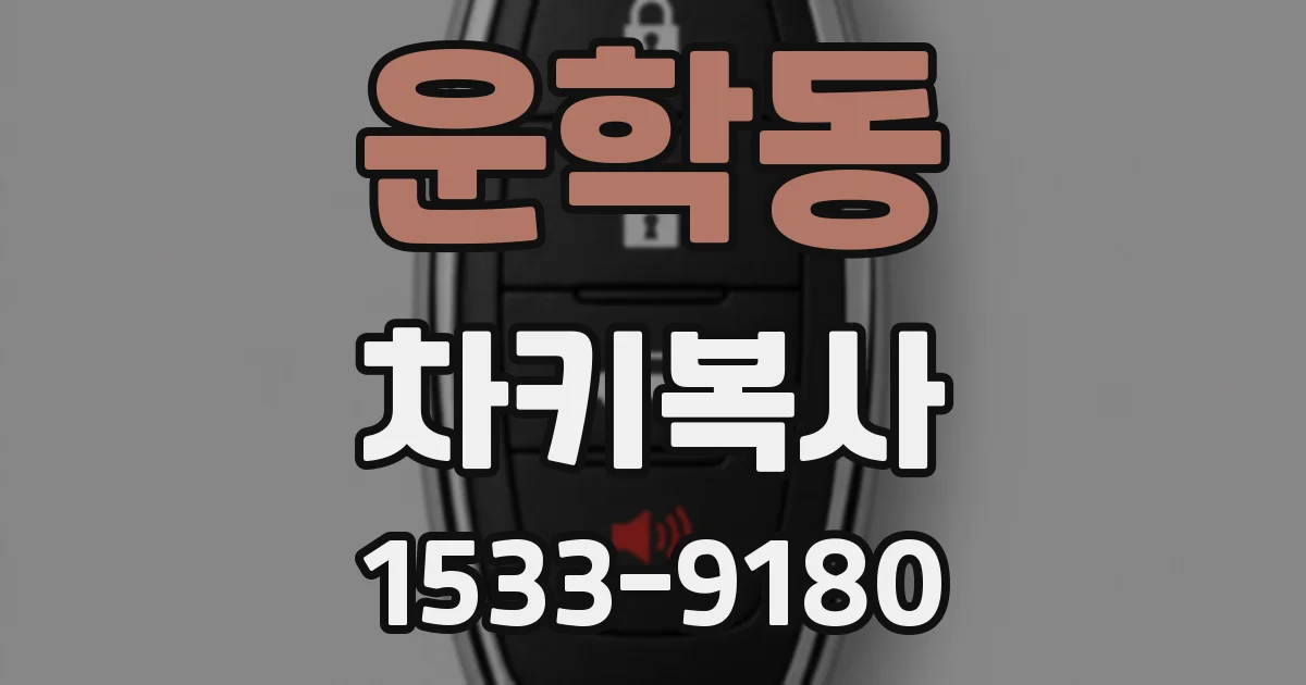 운학동 차키복사