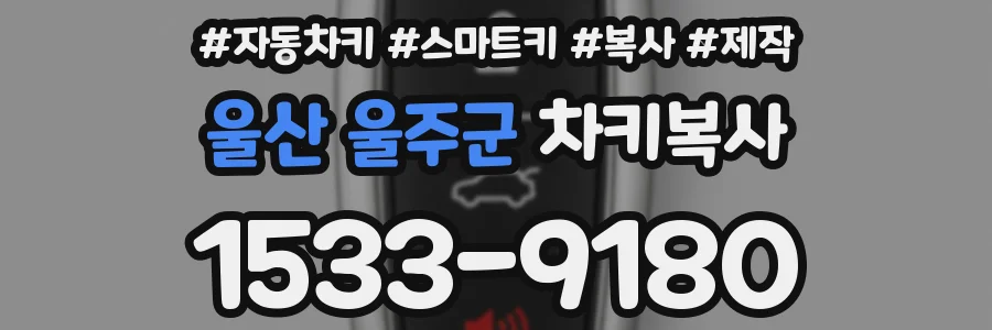 울산 울주군 차키복사